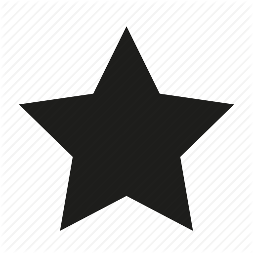 Filled, Point, Star Icon