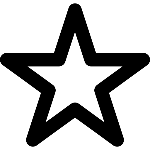 Star Outline Favorite Symbol
