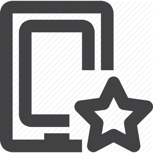 Bookmark, Favorite, Mobile, Phone, Star Icon