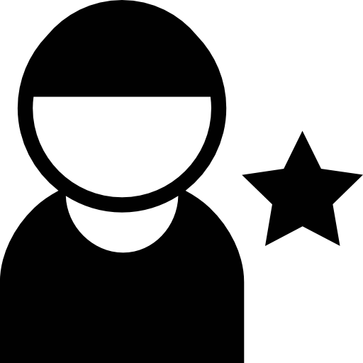 Asian, Masculine, User, With, Star Icon Free Of User Variation Set