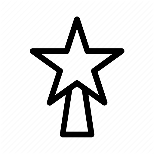 Christmas, Shine, Star Icon