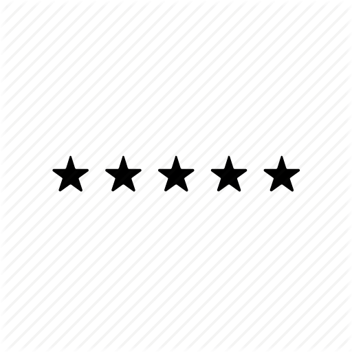 Five, Rating, Star, Star Rating Icon