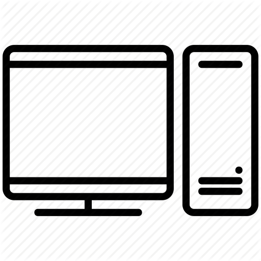 Computer, Cpu, Desktop, Monitor, Pc, Screen, Tower Icon