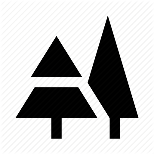 Forest, Nature, Plant, Tree, Wood Icon