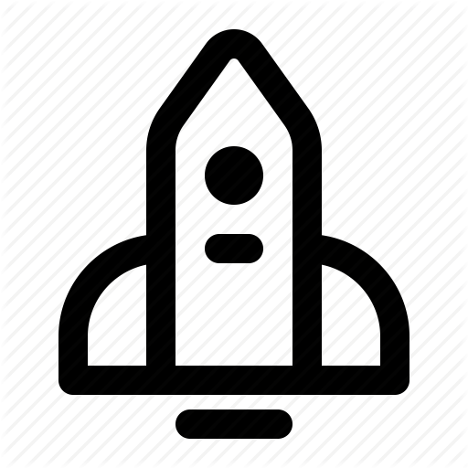 Rocket, Ship, Space, Spacecraft Icon