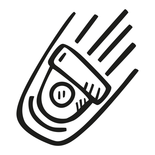 Falling, Space, Capsule Icon Free Of Space Hand Drawn Black Sticker