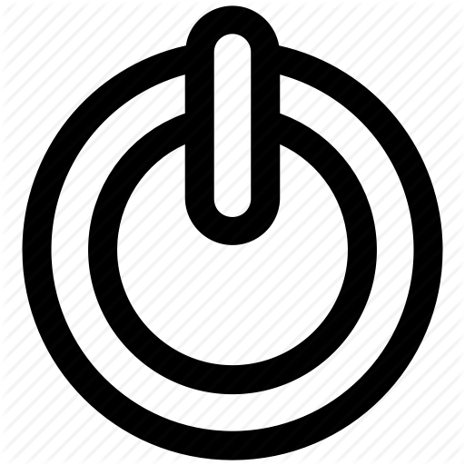 Off, On, Power, Restart, Start Button, Switch Icon