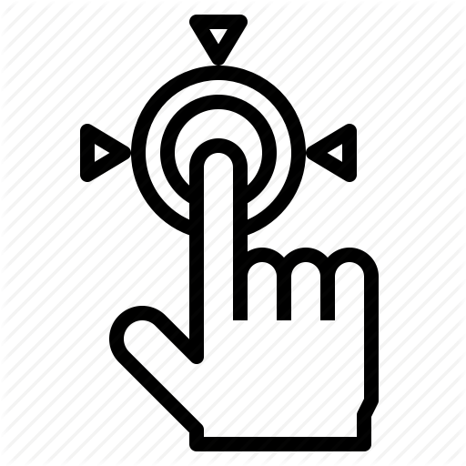 Button, Gesture, Hand, Launch, Press, Start Icon