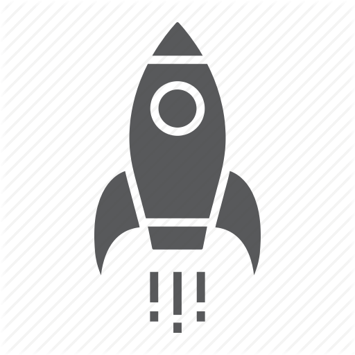 Business, Development, Fire, Fly, Rocket, Space, Startup Icon