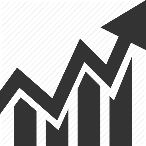 Arrow, Chart, Diagram, Graph, Report, Statistics, Up Icon