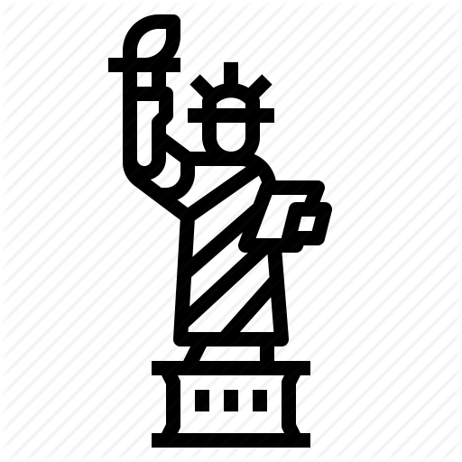 Monument, New, Statue Of Liberty, United, York Icon