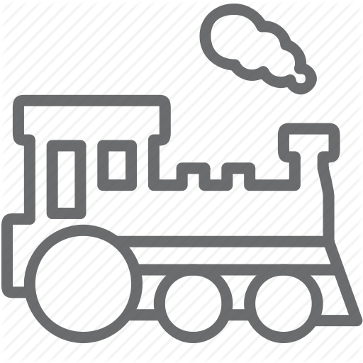 Train, White, Black, Transparent Png Image Clipart Free Download