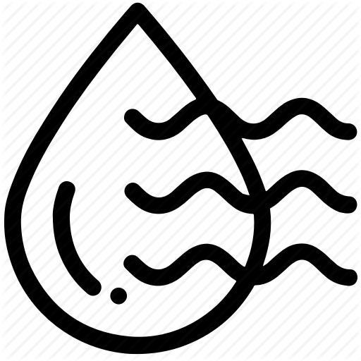 Drop, Steam, Volatile, Water, Waves Icon