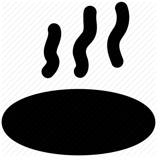 Cooker On Fire, Cooking, Hot Food, Meal, Steam Icon