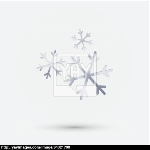 Steel Icon, Snow Vector