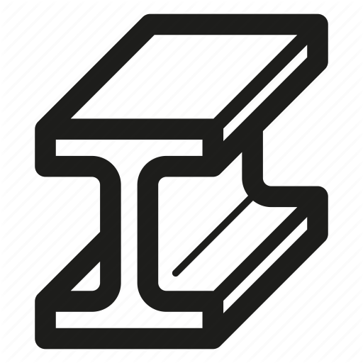 Bar, I Beam, Metal, Steel Icon