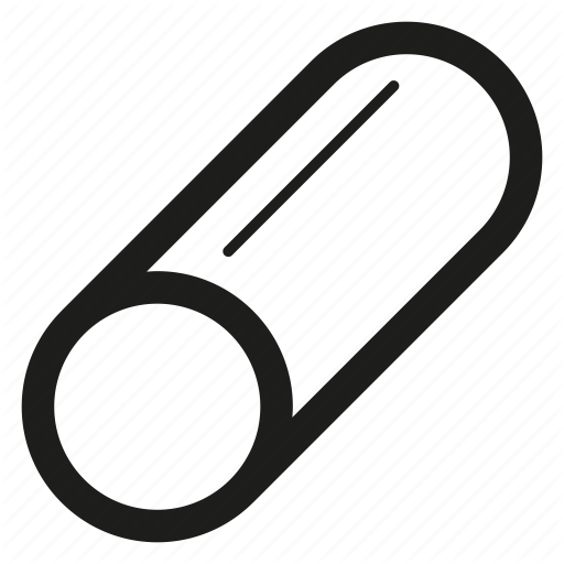 Bars, Bright, Metal, Round, Steel Icon