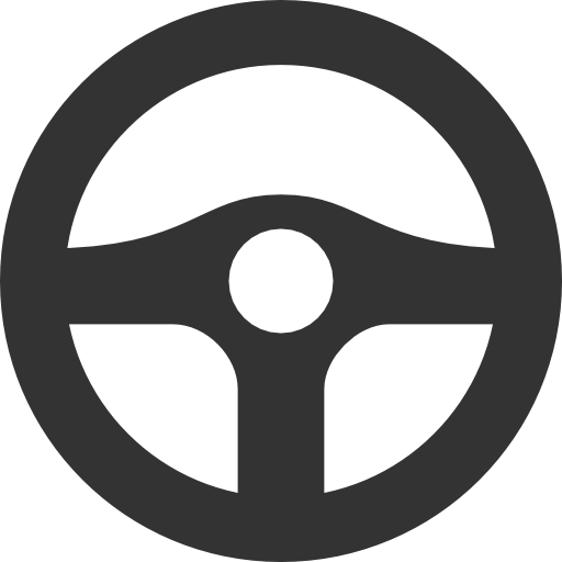 Steering, Wheel Icon