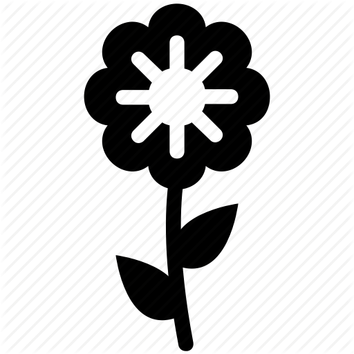 Creative, Flower, Flower With Stem Icon