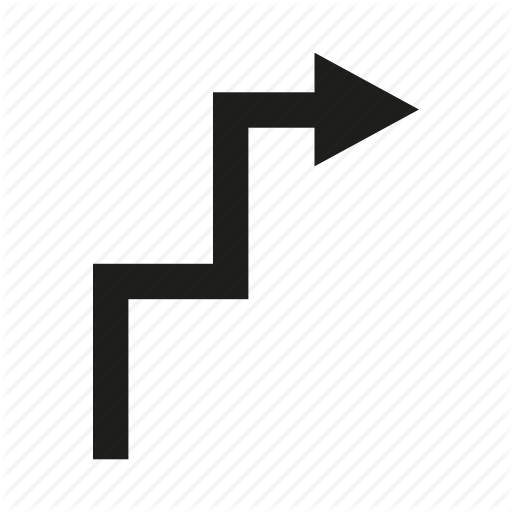 Arrow, Direction, Sign, Step, Up Icon