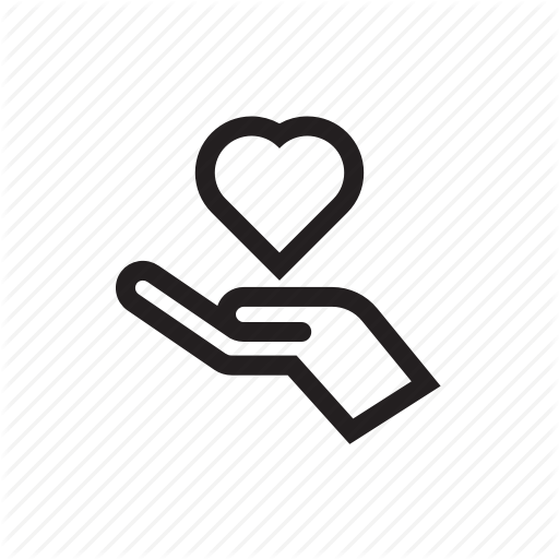 Care, Hand, Health, Heart, Holding, Hospital Icon