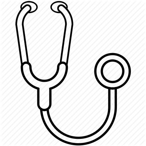 Cardiology, Doctor, Hospital, Medical, Stethoscope Icon