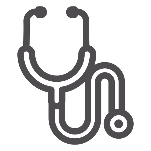 Stethoscope Stroke Icon