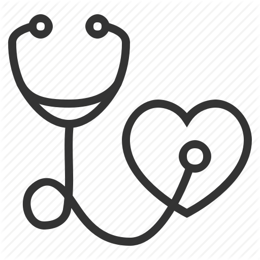 Doctor, Equipment, Health, Heart, Medical, Stethoscope Icon