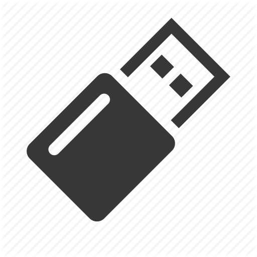Electronics, Multimedia, Raw, Simple, Usb, Usb Stick Icon
