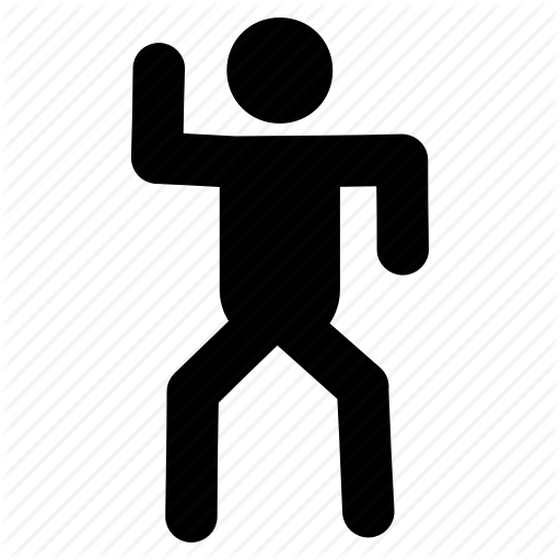 Dance, Happy, Male, Man, Stick, Stickman Icon