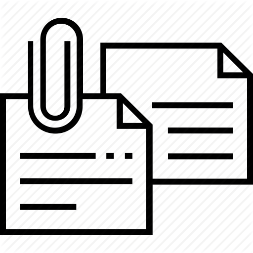 Attach Paper, Documents, Notes, Paper, Sticky Notes Icon