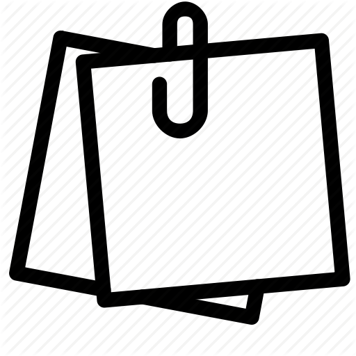 Download Post It Icon Clipart Post It Note Paper Clip Art