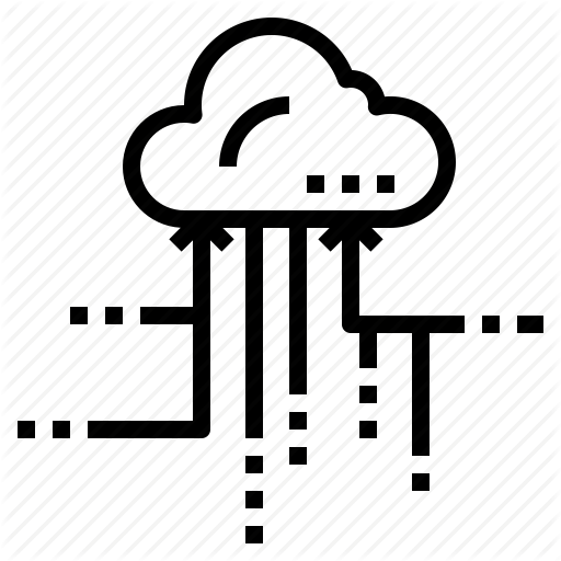 Cloud, Data, Information, Organized, Storate Icon
