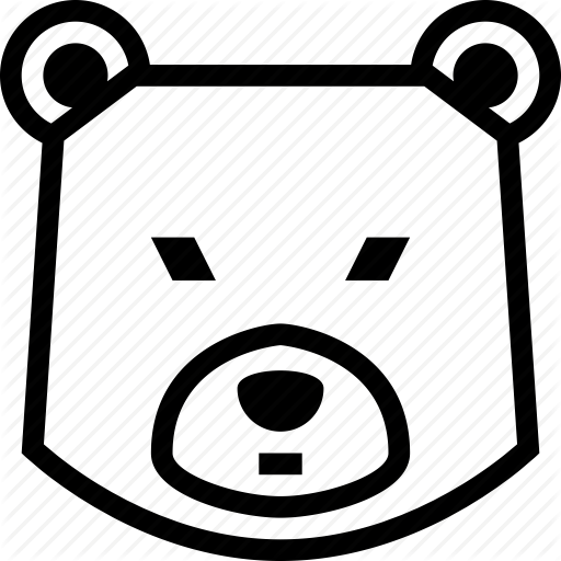 Bear, Bearish, Stock Market Icon