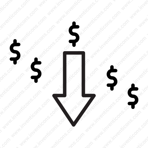 Download Down Trend Icon Inventicons