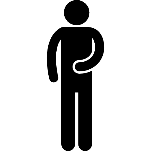 Touching Belly Silhouette Icons Free Download