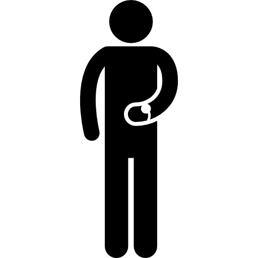 Touching Belly Silhouette Icons Free Download