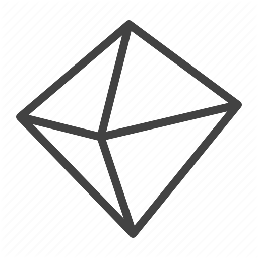 Crystal, Mineral, Salt, Stone Icon