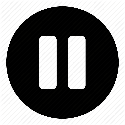 Media Button, Music Controls, Pause, Pause Button, Stop Icon