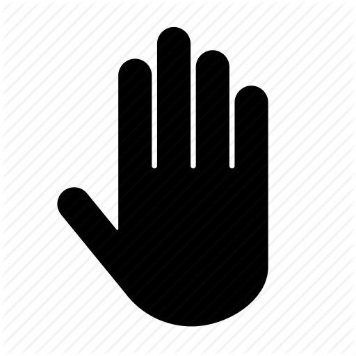 Alt, Brainstorming, Control, Files, Hand, Stop, Strategic Icon