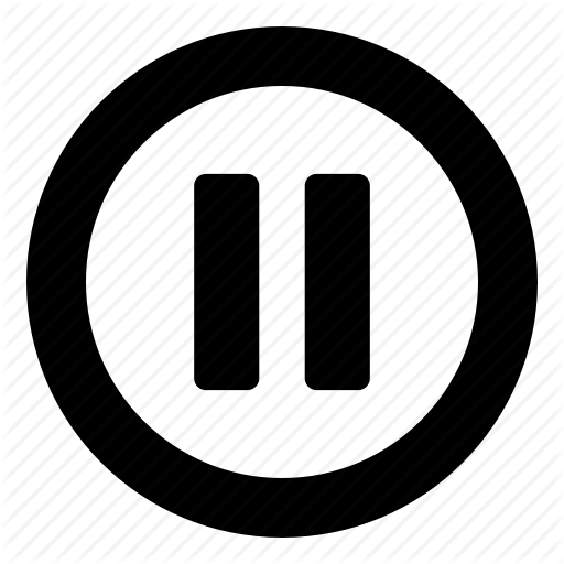 Audio, Pause, Stop Icon