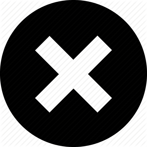 Cancel, Close, Delete, Remove, Stop Icon