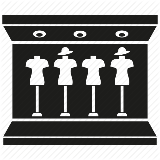 Fashion, Shop, Showcase, Store Icon