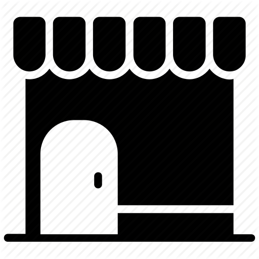 Commercial Building, Marketplace, Shop, Store, Storefront Icon