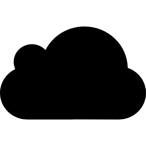 Black Cloud Of Stormy Weather Icons Free Download