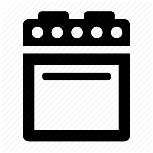 Kitchen, Stove Icon