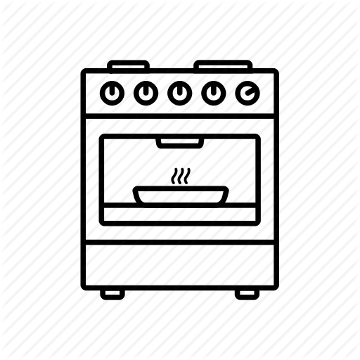 Cooker, Kitchener, Oven, Stove, Stove Top Icon