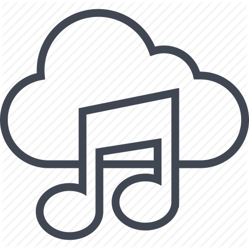 Cloud, Compose, Music, Note, Streaming Icon