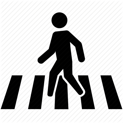 Crossing, Crosswalk, Pedestrian, Road, Sign, Street Icon