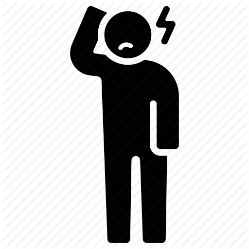 Frustrated, Headache, Migraine, Pain, Sick, Stress Icon